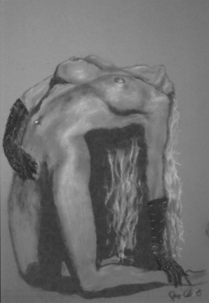 Desire 2006 - Kohle/Pastellkreide auf Zeichenkarton
