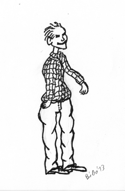Karikatur Mann 2013