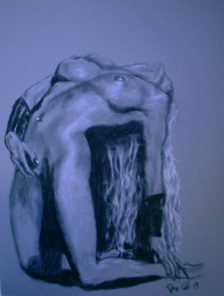 Desire 2006 - Kohle/Pastellkreide auf Zeichenkarton